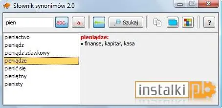 Okladka Słownik synonimów